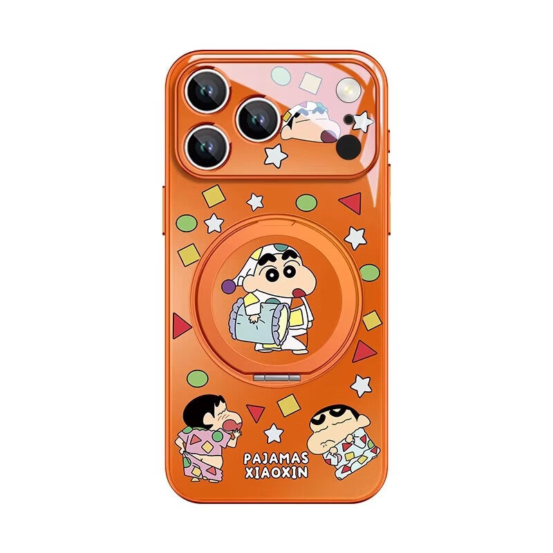 iPhone Case with 360° Rotating Ring Stand & Raised Camera Protection C-80087