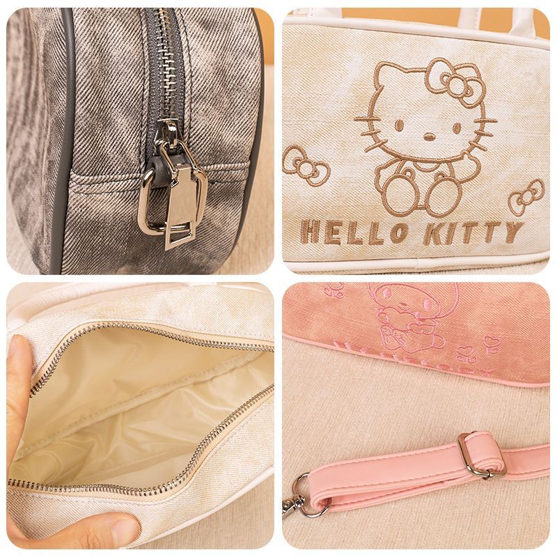 Vintage Embroidered Mini Boston Bag C-489