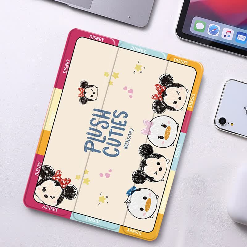 Double-Sided Printed Shockproof iPad Case with Multi-Angle Stand C-80026