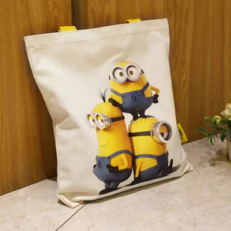 Cute Print Large Capacity Canvas Tote Bag C-366