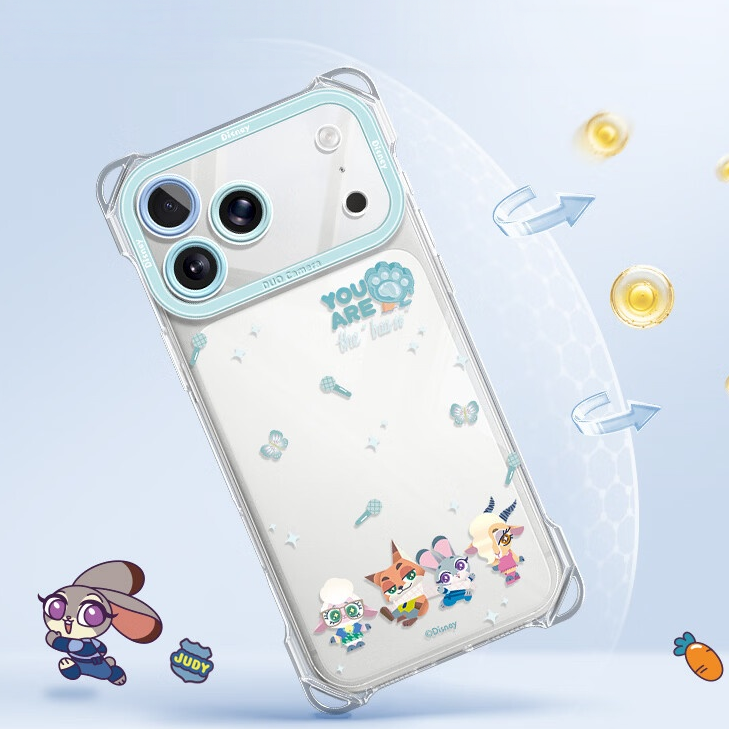 Shockproof & Stain-Resistant Phone Case with Strap for iPhone C-80183