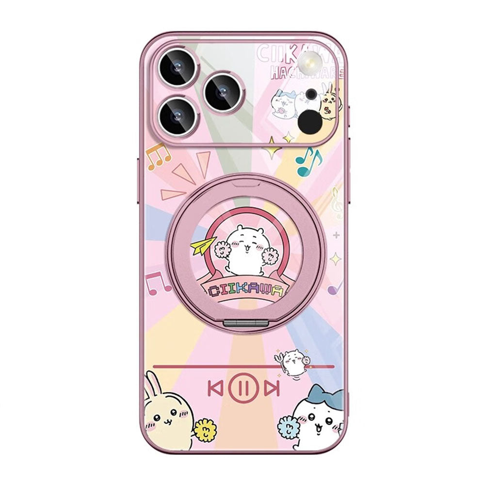 iPhone Compatible Shockproof Phone Case with Ring Stand C-80137