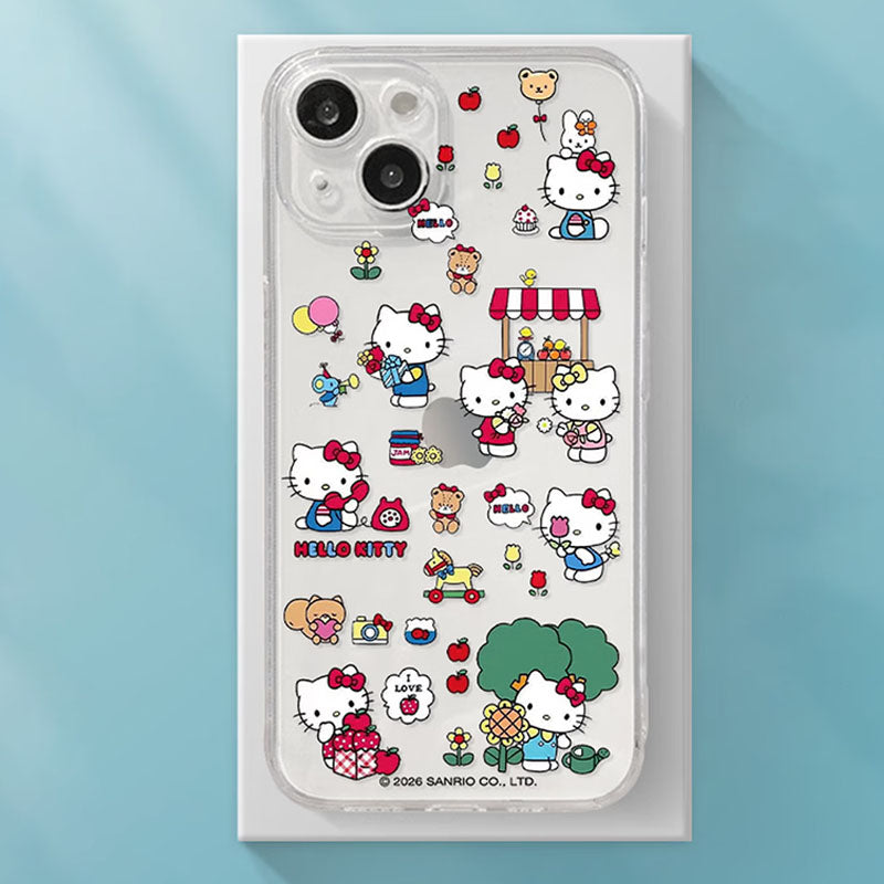 All-Over Print Slim Lightweight Clear Phone Case for iPhone C-80122