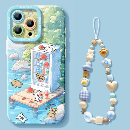 Summer-Inspired Soft Silicone Case Compatible with iPhone – C-80073