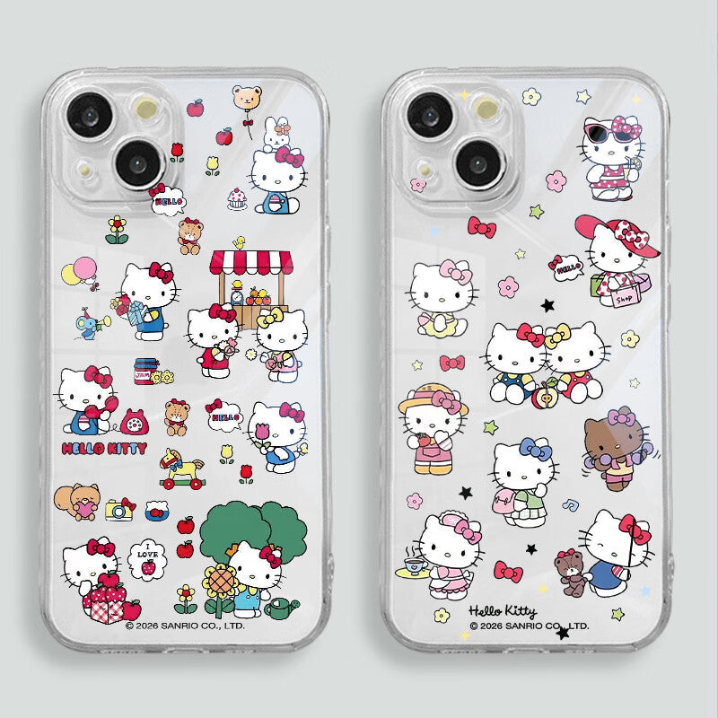 All-Over Print Slim Lightweight Clear Phone Case for iPhone C-80122
