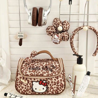 Leopard Print Large Capacity Cute Organizer Bag C-451