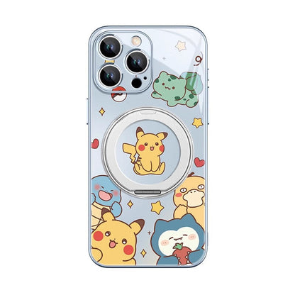 iPhone Case with 360° Rotating Ring Stand & Shock Protection C-80088