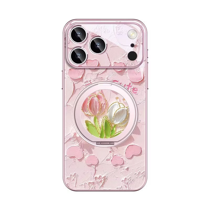 Phone Case with 360° Rotating Ring Stand for iPhone C-80134