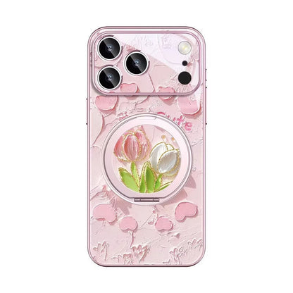 Phone Case with 360° Rotating Ring Stand for iPhone C-80134
