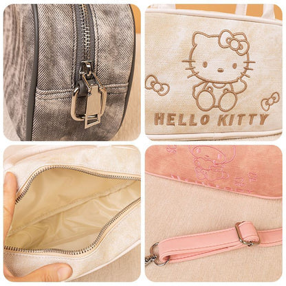 Vintage Embroidered Mini Boston Bag C-489