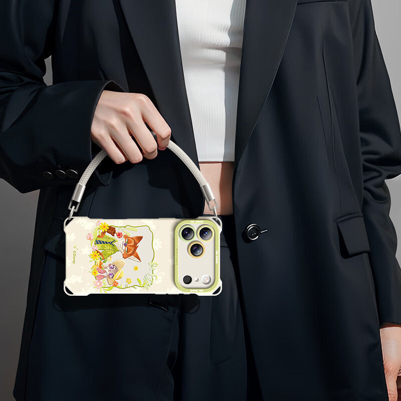 Cute Shockproof iPhone Case with Detachable Strap C-80169