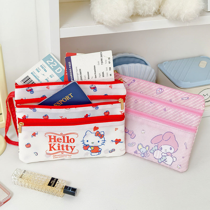 Water-Resistant 3-Layer Organizer Bag C-382