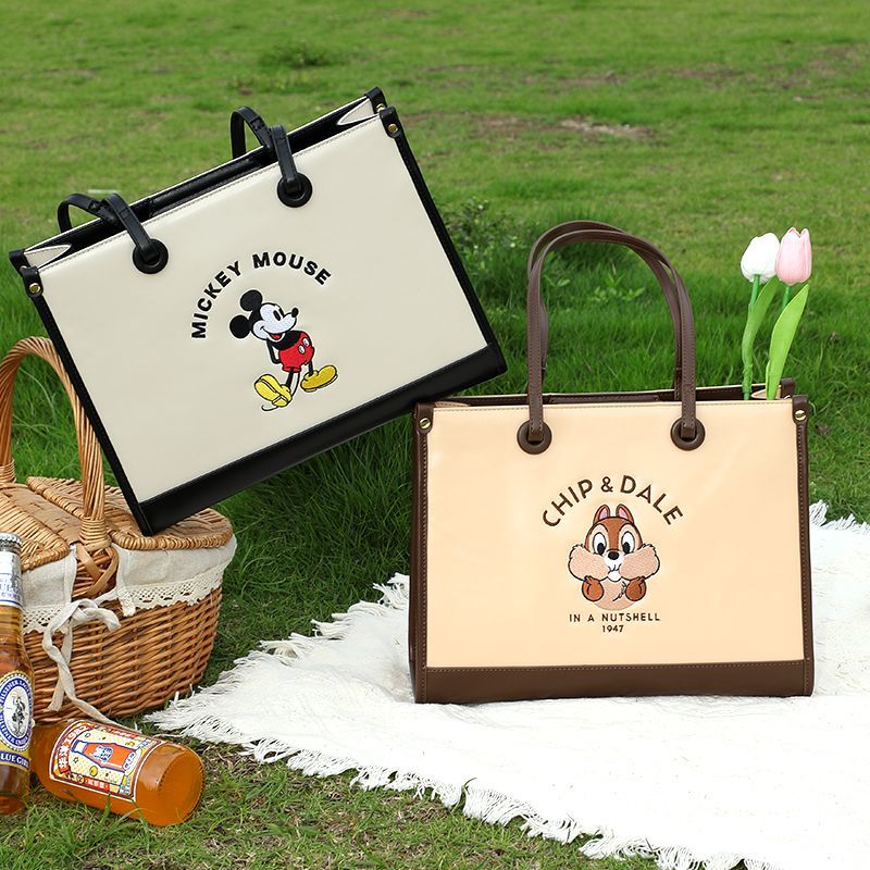 Printed PU Leather Large Capacity Shoulder Tote Bag C-302