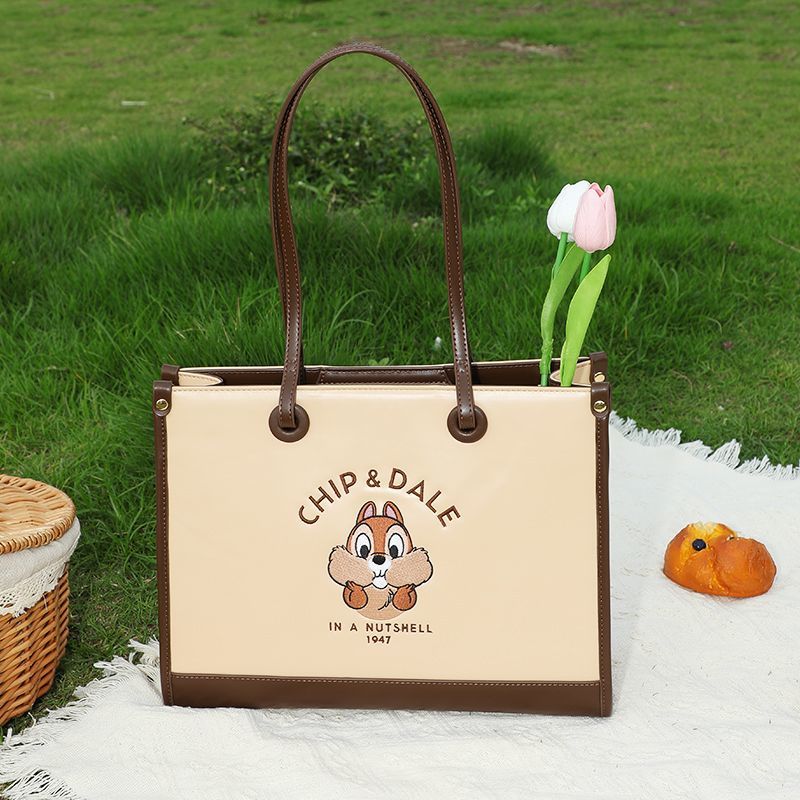 Printed PU Leather Large Capacity Shoulder Tote Bag C-302