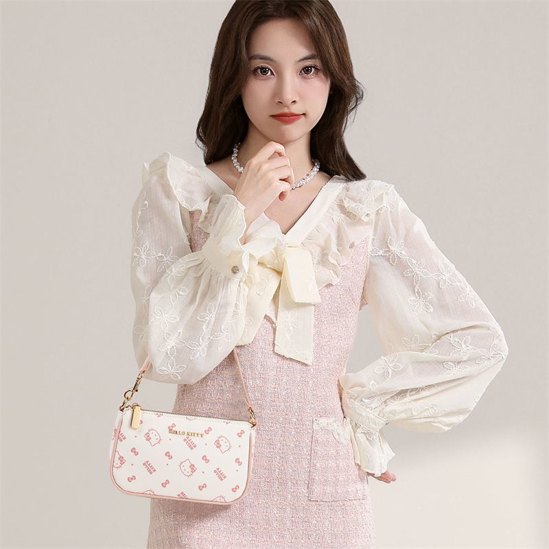 Cute All-Over Print PU Leather Shoulder Bag C-305