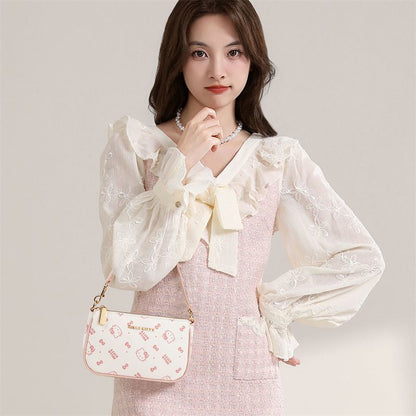 Cute All-Over Print PU Leather Shoulder Bag C-305