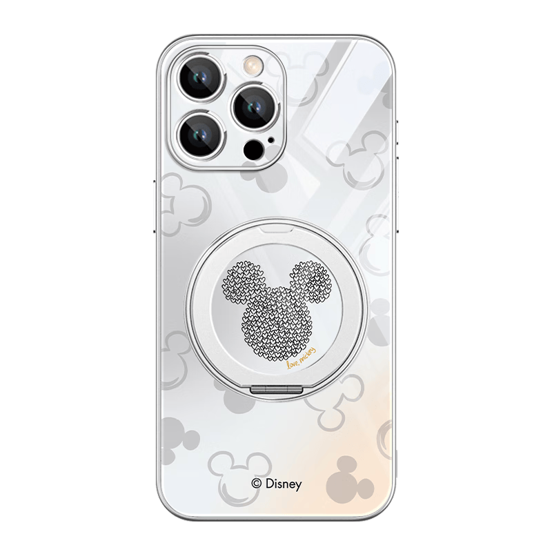 MagSafe-Compatible iPhone Case with 360° Rotating Magnetic Ring Stand C-80040
