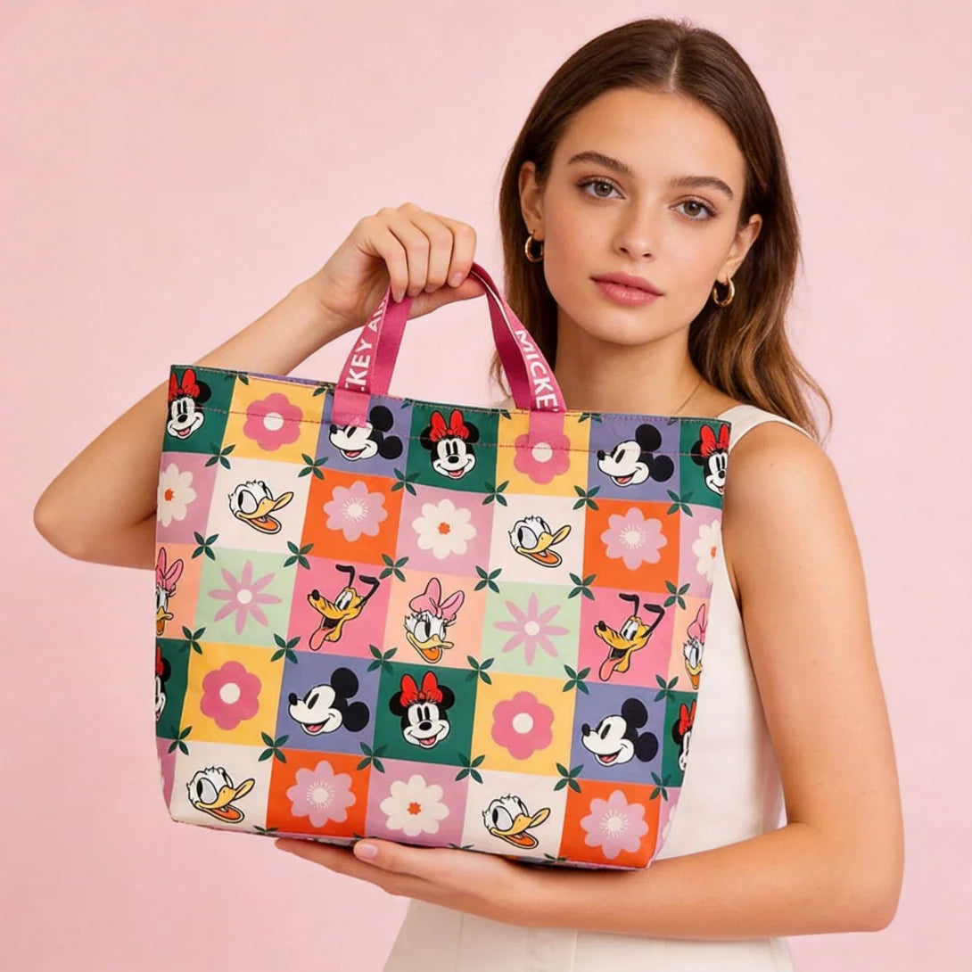 Colorful All-Over Print Large Capacity Shoulder Tote Bag CO-70004