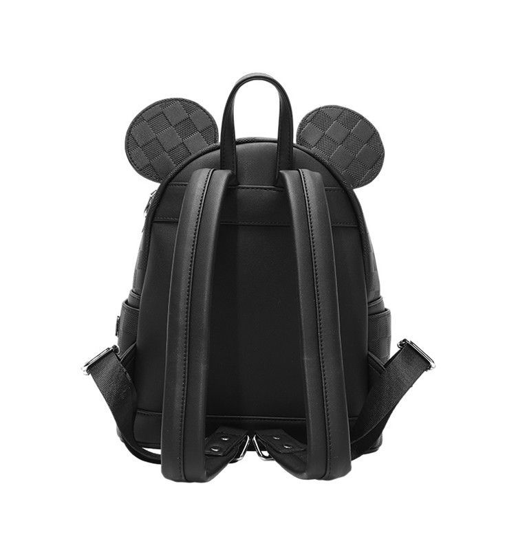 Faux Leather Check Pattern 3D Ear Mini Backpack CO-70005