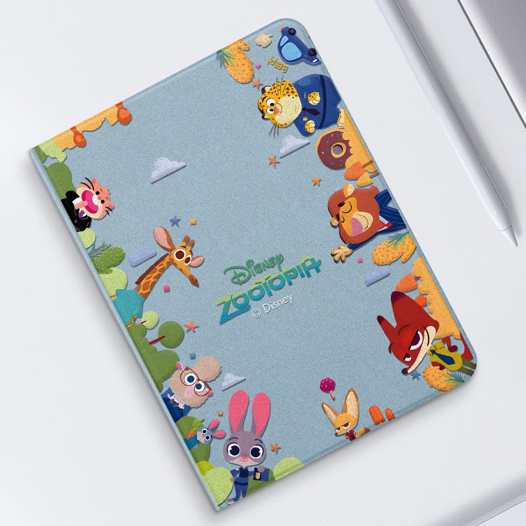 Multi-Angle Stand Faux Leather Full-Protection Shockproof iPad Case C-80030