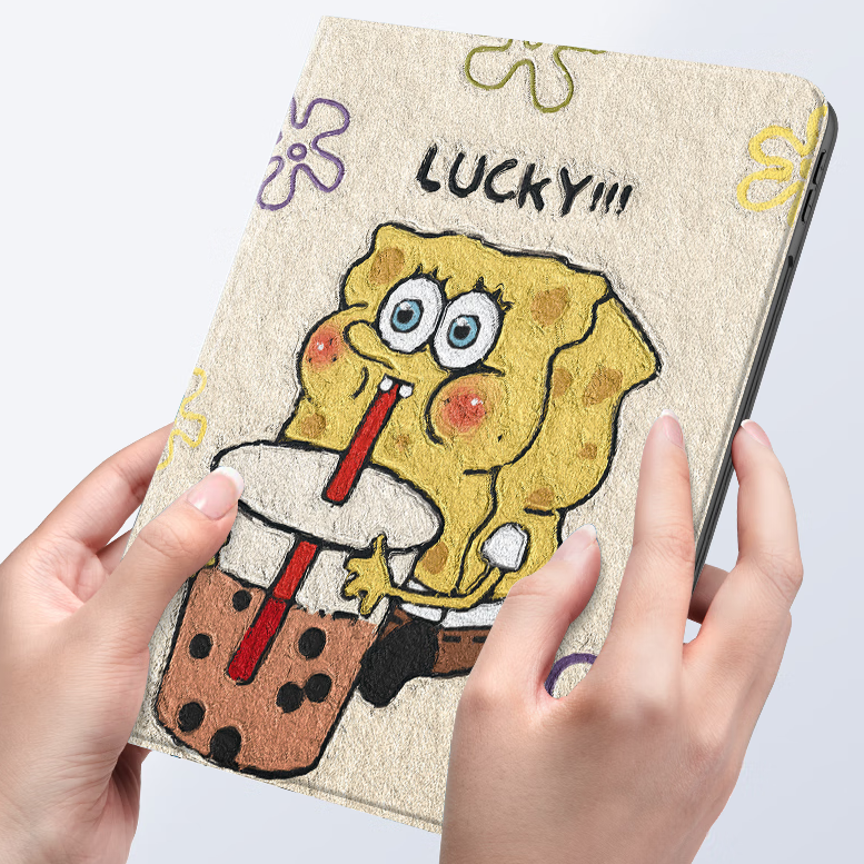 Soft-Touch Faux Leather iPad Case with Auto Sleep/Wake & Shock Protection C-80037
