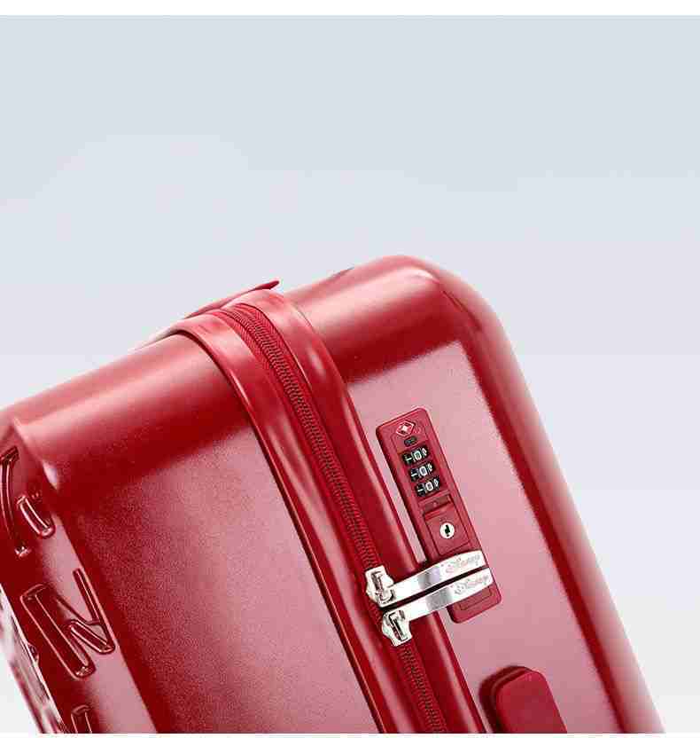 Embossed Hard Shell Rolling Suitcase CO-12430