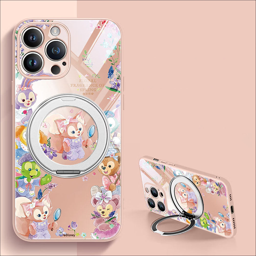 iPhone Compatible Phone Case with 360° Rotating Ring Stand C-80144