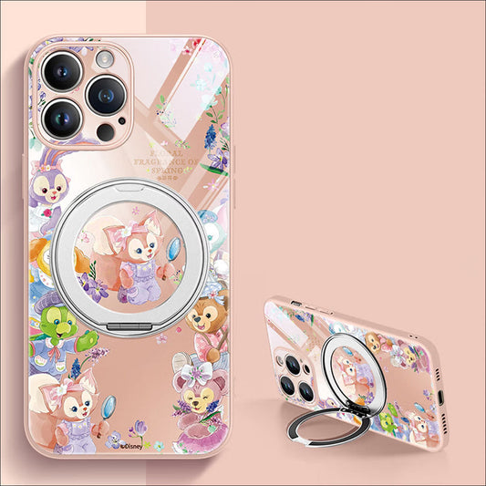iPhone Compatible Phone Case with 360° Rotating Ring Stand C-80144