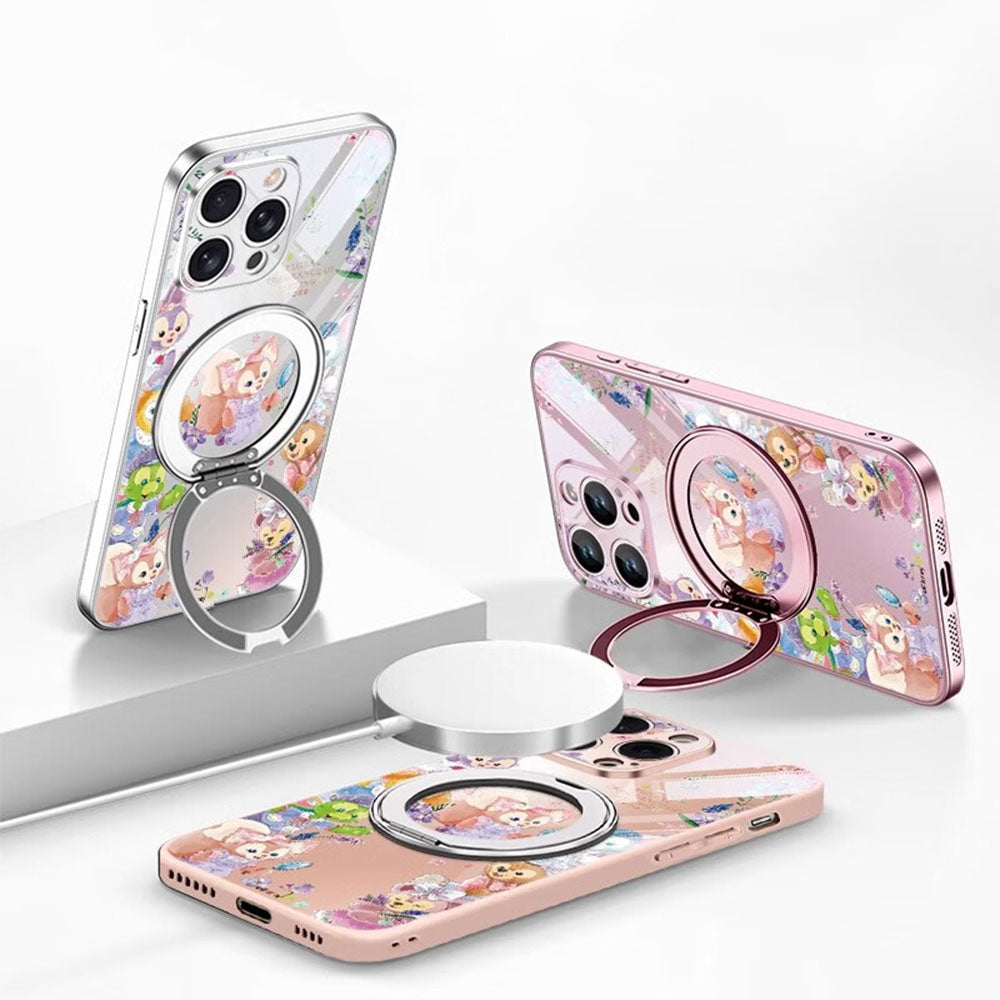 iPhone Compatible Phone Case with 360° Rotating Ring Stand C-80144