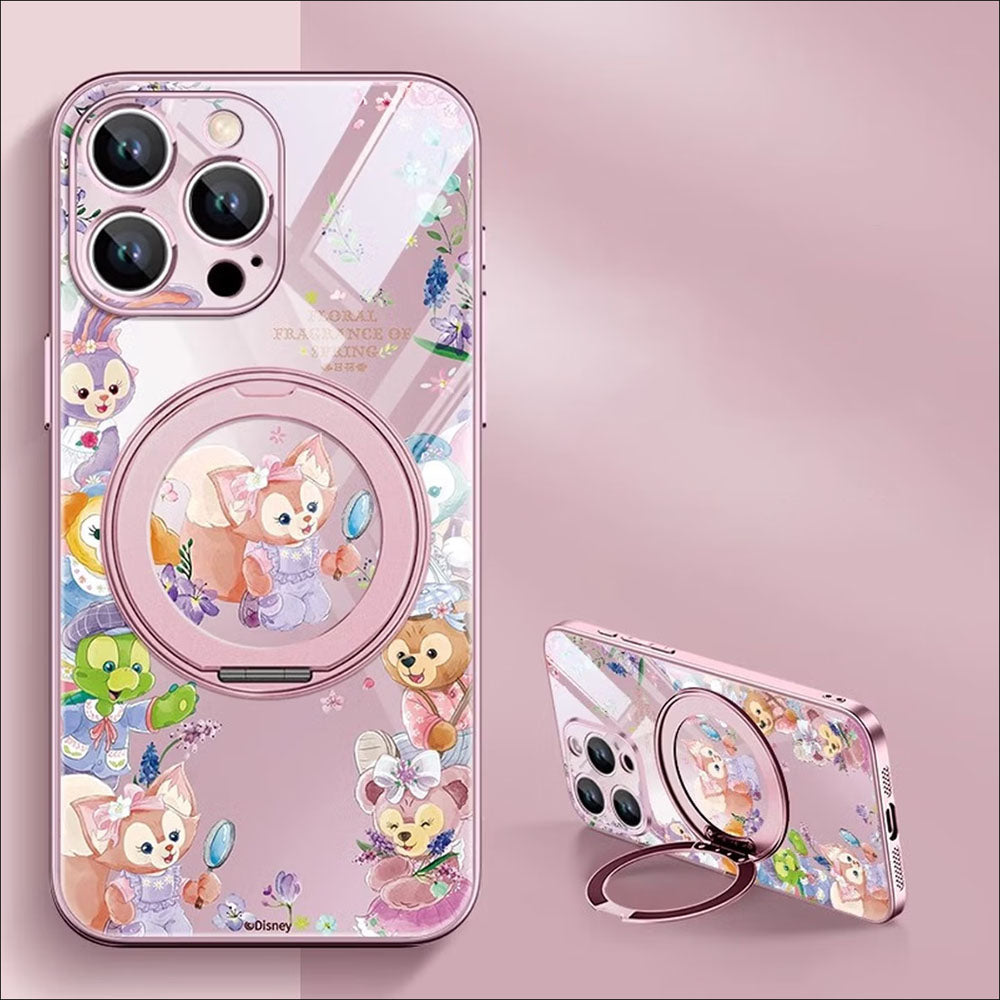 iPhone Compatible Phone Case with 360° Rotating Ring Stand C-80144