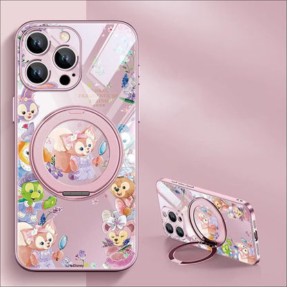 iPhone Compatible Phone Case with 360° Rotating Ring Stand C-80144