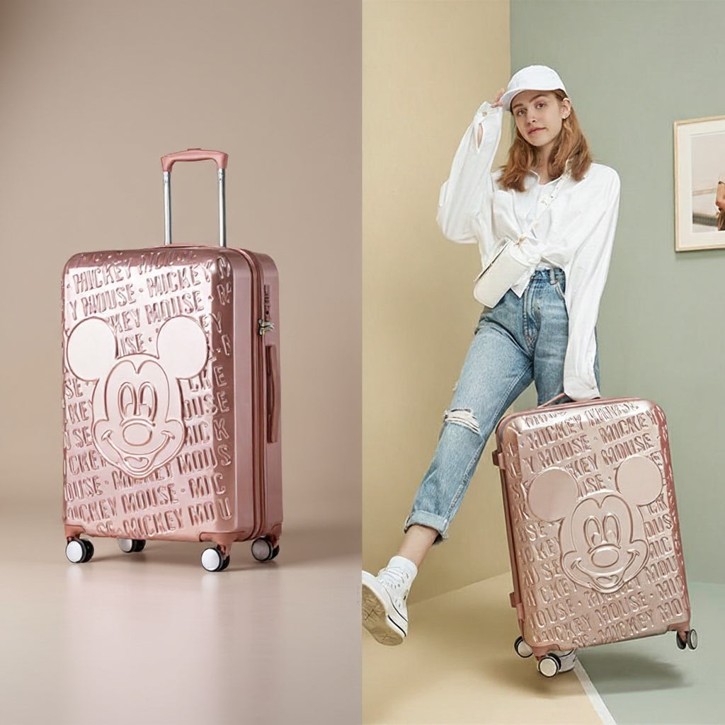 Embossed Hard Shell Rolling Suitcase CO-12430