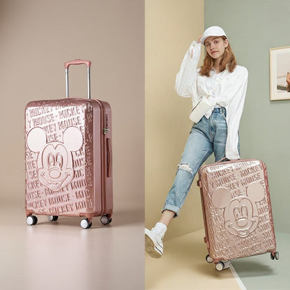 Embossed Hard Shell Rolling Suitcase CO-12430