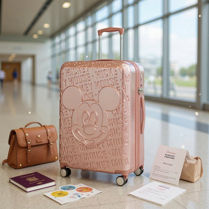 Embossed Hard Shell Rolling Suitcase CO-12430