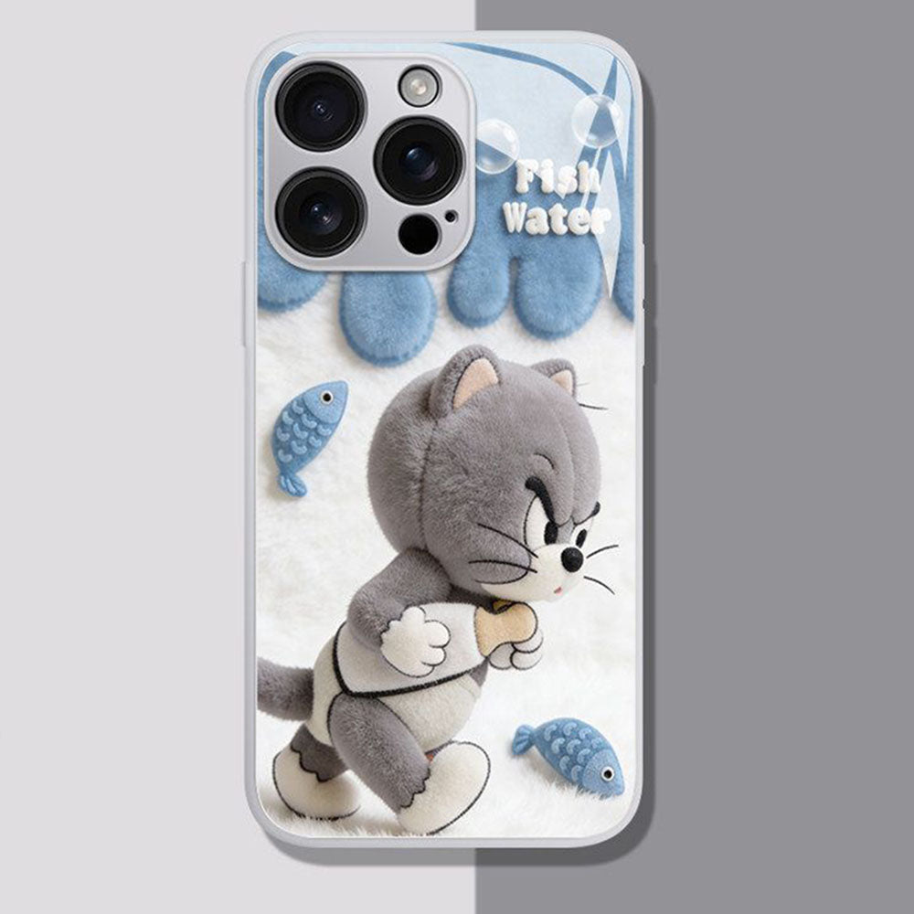 3D-Effect Printed Case with Camera Protection Compatible with iPhone – C-80150