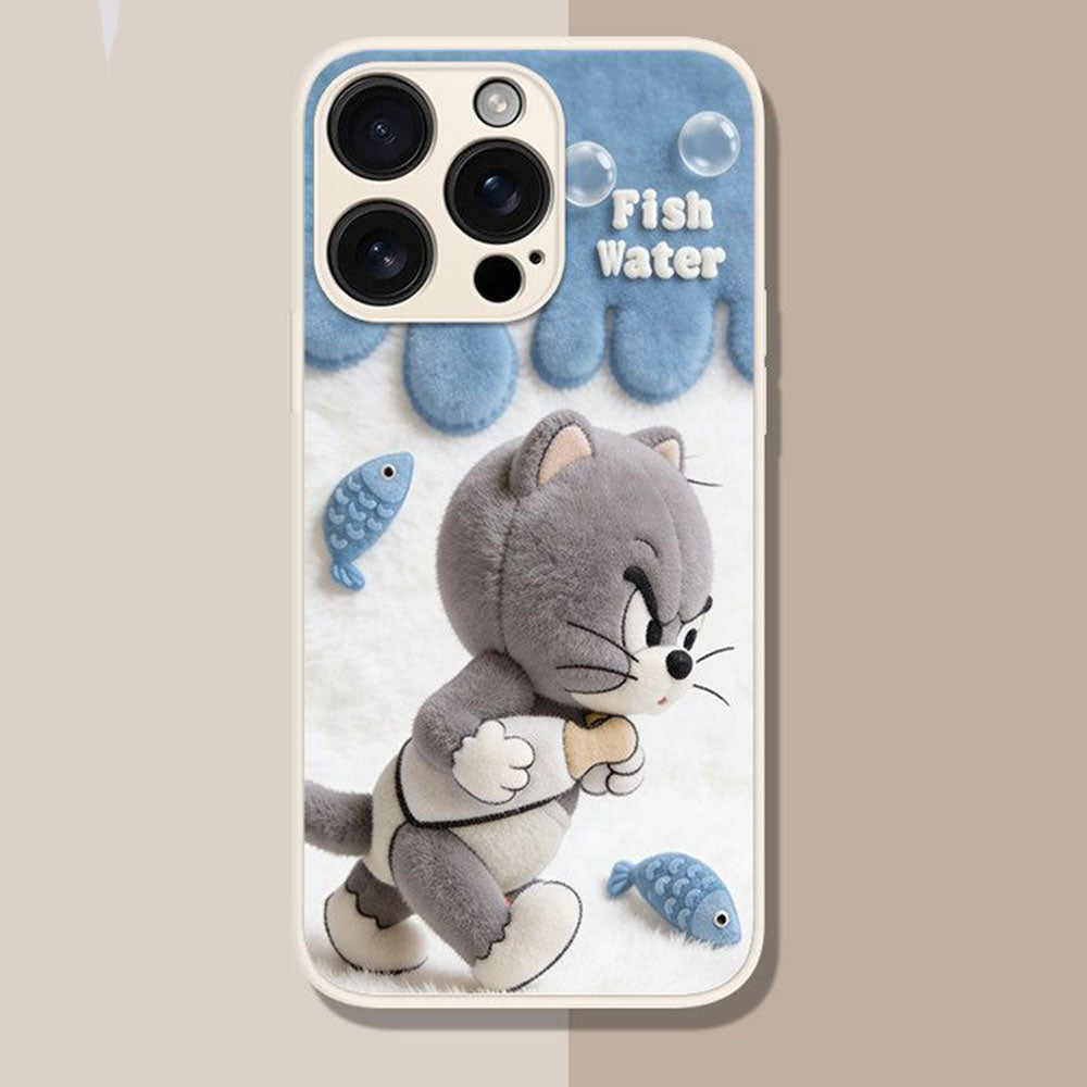 3D-Effect Printed Case with Camera Protection Compatible with iPhone – C-80150