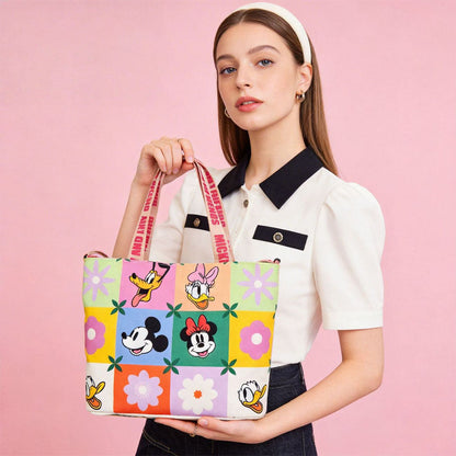 2-Way Lightweight Canvas Tote & Shoulder Bag C-483