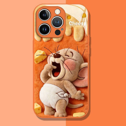 3D-Effect Printed Case with Camera Protection Compatible with iPhone – C-80150
