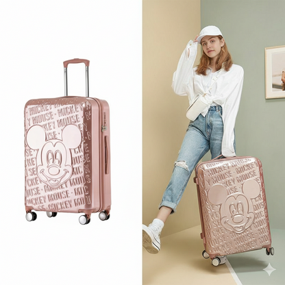 Embossed Hard Shell Rolling Suitcase CO-12430