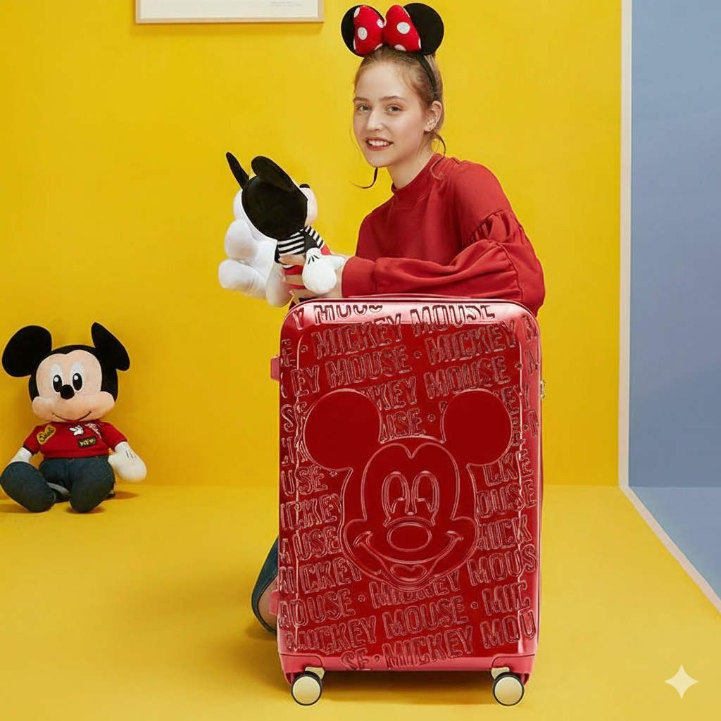 Embossed Hard Shell Rolling Suitcase CO-12430