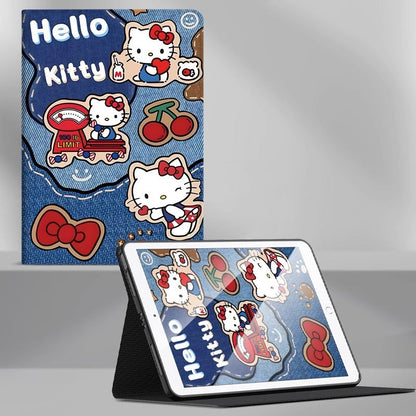 360° Full Protection Soft Silicone iPad Case with Stand C-80075