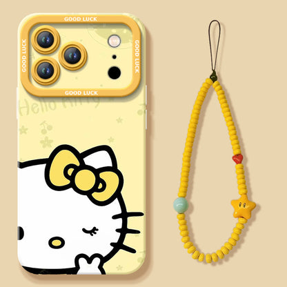 Soft Silicone iPhone Case, Lightweight Cover with Detachable Straps C-80164