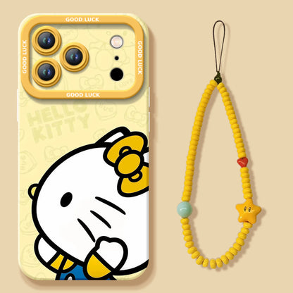 Soft Silicone iPhone Case, Lightweight Cover with Detachable Straps C-80164