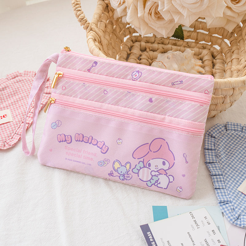 Water-Resistant 3-Layer Organizer Bag C-382