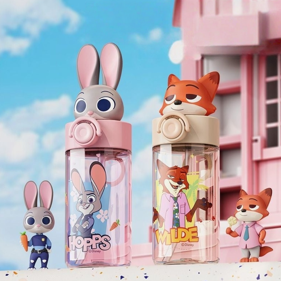Cute 3D 500mL Leakproof Tritan Water Bottle C-160