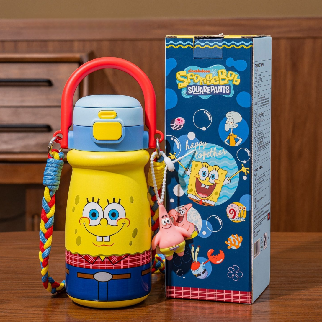 Cute 530mL Portable Dual-Drink Insulated Water Bottle C-210
