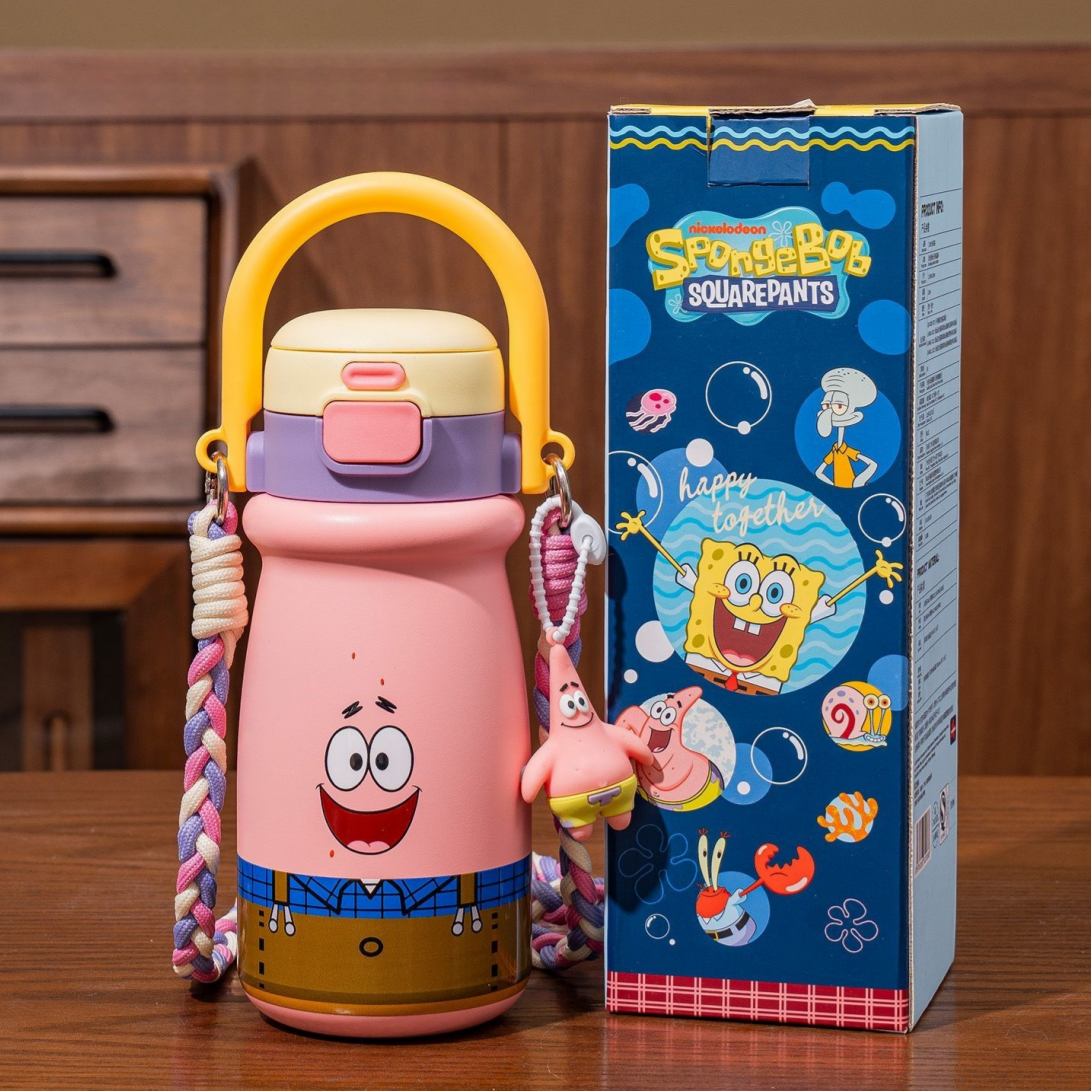Cute 530mL Portable Dual-Drink Insulated Water Bottle C-210