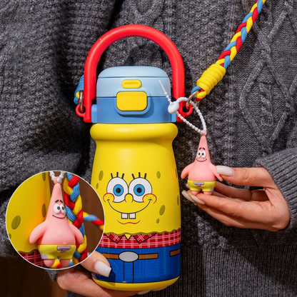 Cute 530mL Portable Dual-Drink Insulated Water Bottle C-210