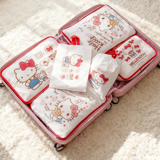Multi-Piece Space-Saving Travel Compression Packing Storage Bag C-251