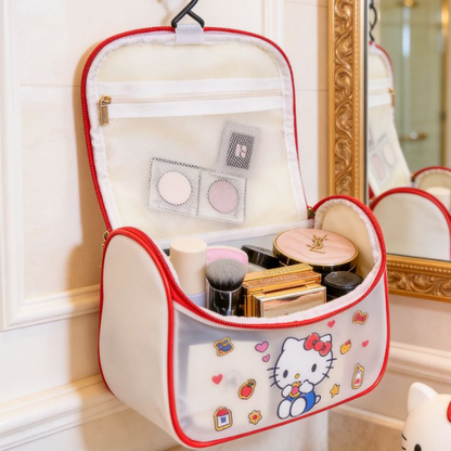 Portable Waterproof Semi-Transparent Cosmetic Organizer Bag C-253